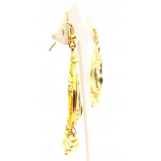 Meenakari Minakari Enamel Jhumka Jhumki Handmade Earrings Jewelry Drop Long AE86